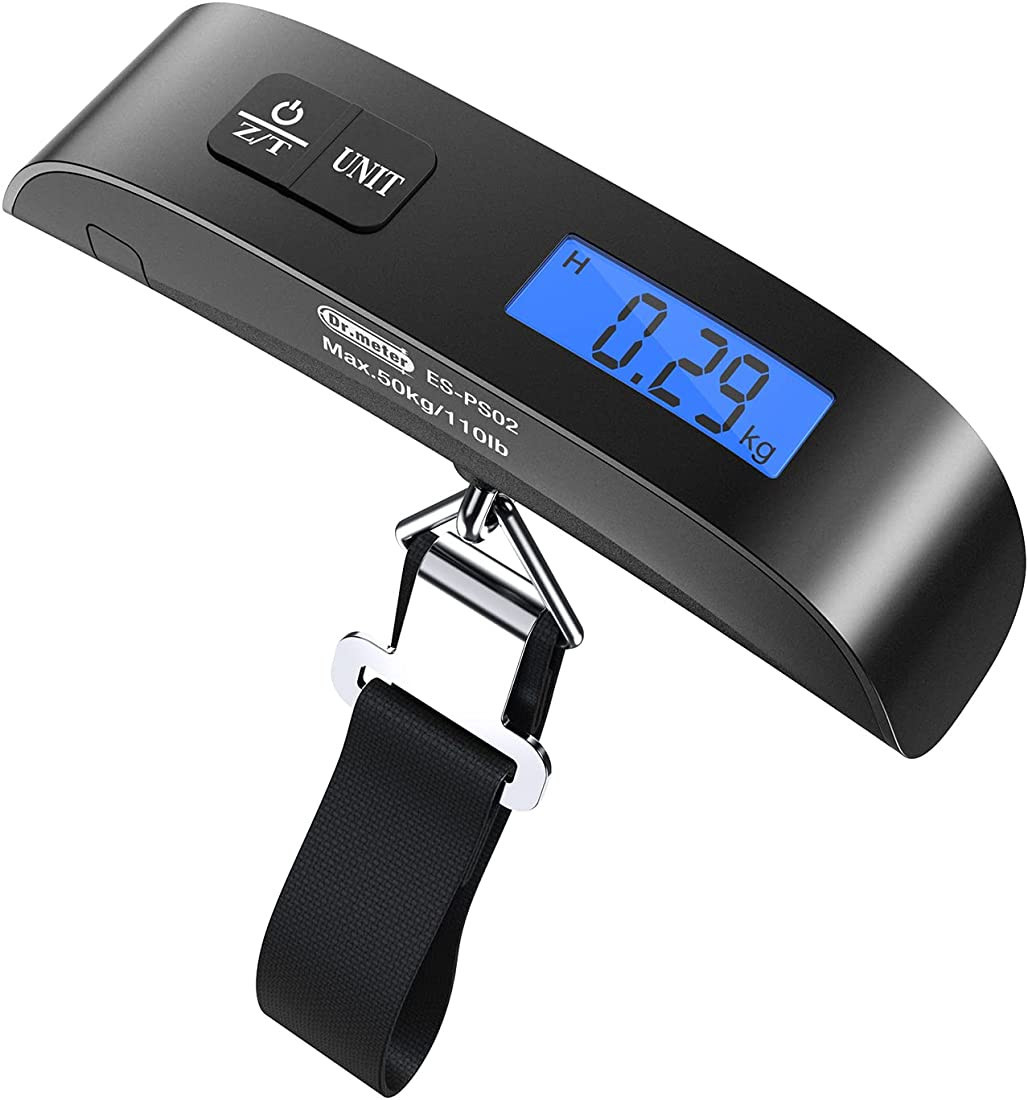 Luggage Scale: 110lb/50kg Backlight LCD Display Portable Handheld Electronic Scale - Dr.meter Bal... | Amazon (US)