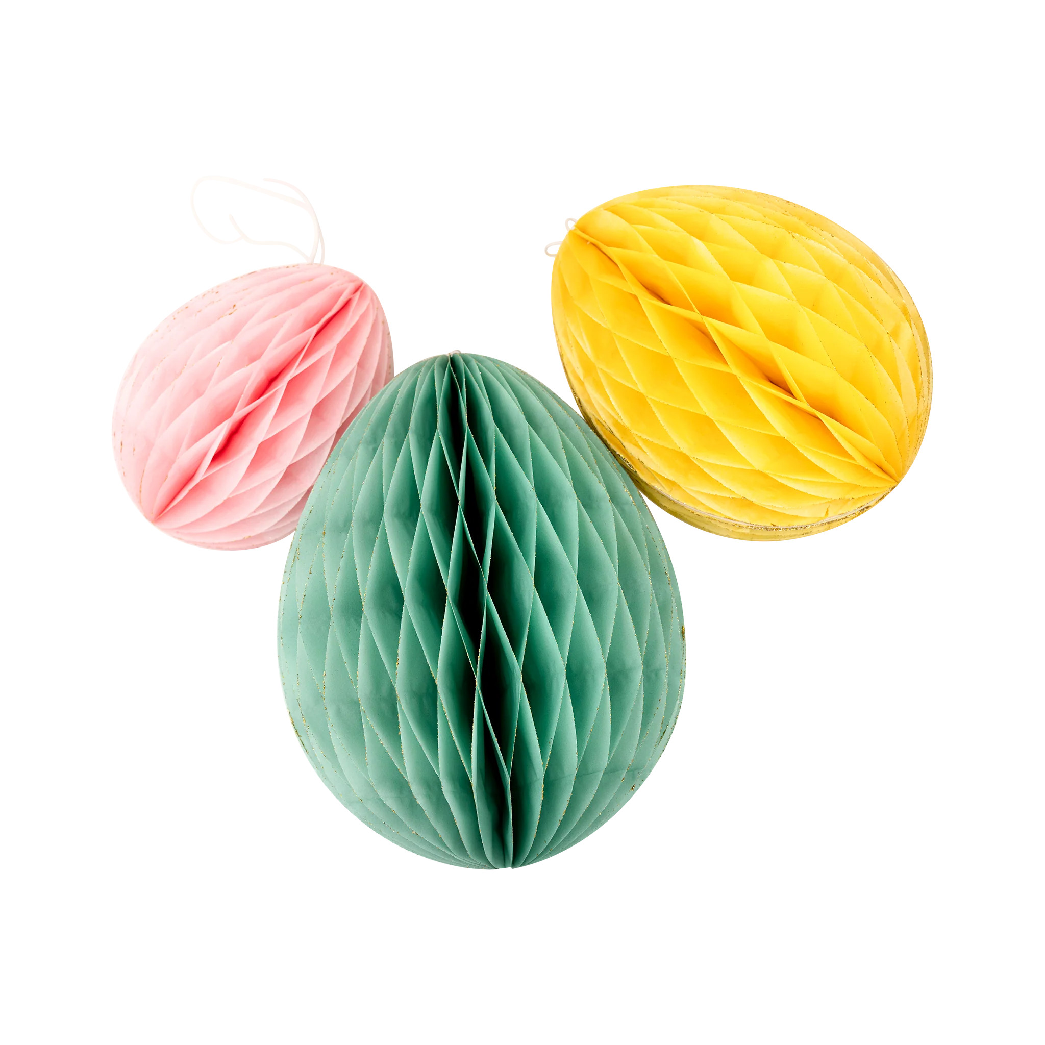 Vintage Easter honeycomb eggs | My Mind's Eye