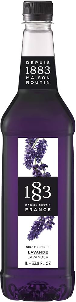 1883 Lavender Syrup for Drinks, Made in France, 1 Liter Plastic Bottle | Amazon (US)