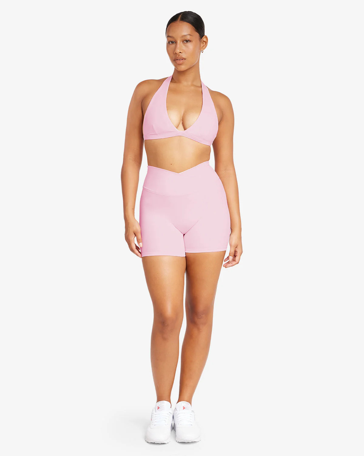 Fade Crossover Scrunch Shorts 5" | Blossom | Crop Shop Boutique US
