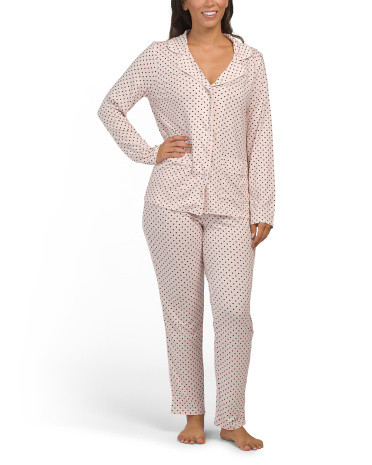 Notch Collar Pajama Set | TJ Maxx