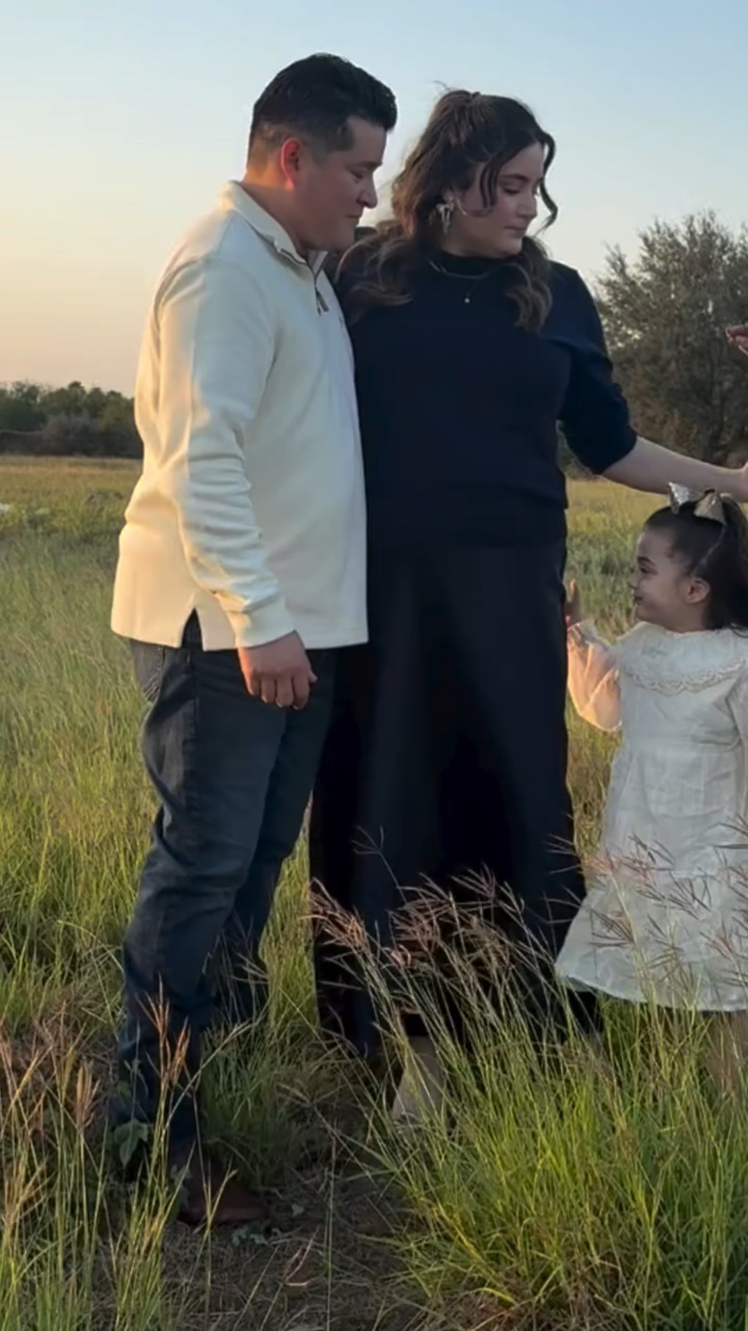 If it I told 15-year-old me about all the life we’ve built together, she’d tell me it was her secret wish all along 🥹 Thank you for being my best friend for 19 years, going along with my crazy ideas and for raising our greatest blessing into the little pop star she is. @mi_gu_el_a_tr_e_jo it is my greatest joy to share this life with you. I’ll love you forever🤍
Can’t wait to see @normaacostaphotography Magic from this shoot! 
🤍
Outfit Details:
Me: @onequince @kendrascott @katespadeny @kendrascott 
Miguel: @poloralphlauren @calvinklein @tecovas 
Addie: @amazonfashion @oldnavy 
family photos, anniversary, high school sweethearts, quince, Ralph Lauren Christmas, amazon fashion, family photo outfits, midsize outfit inspo