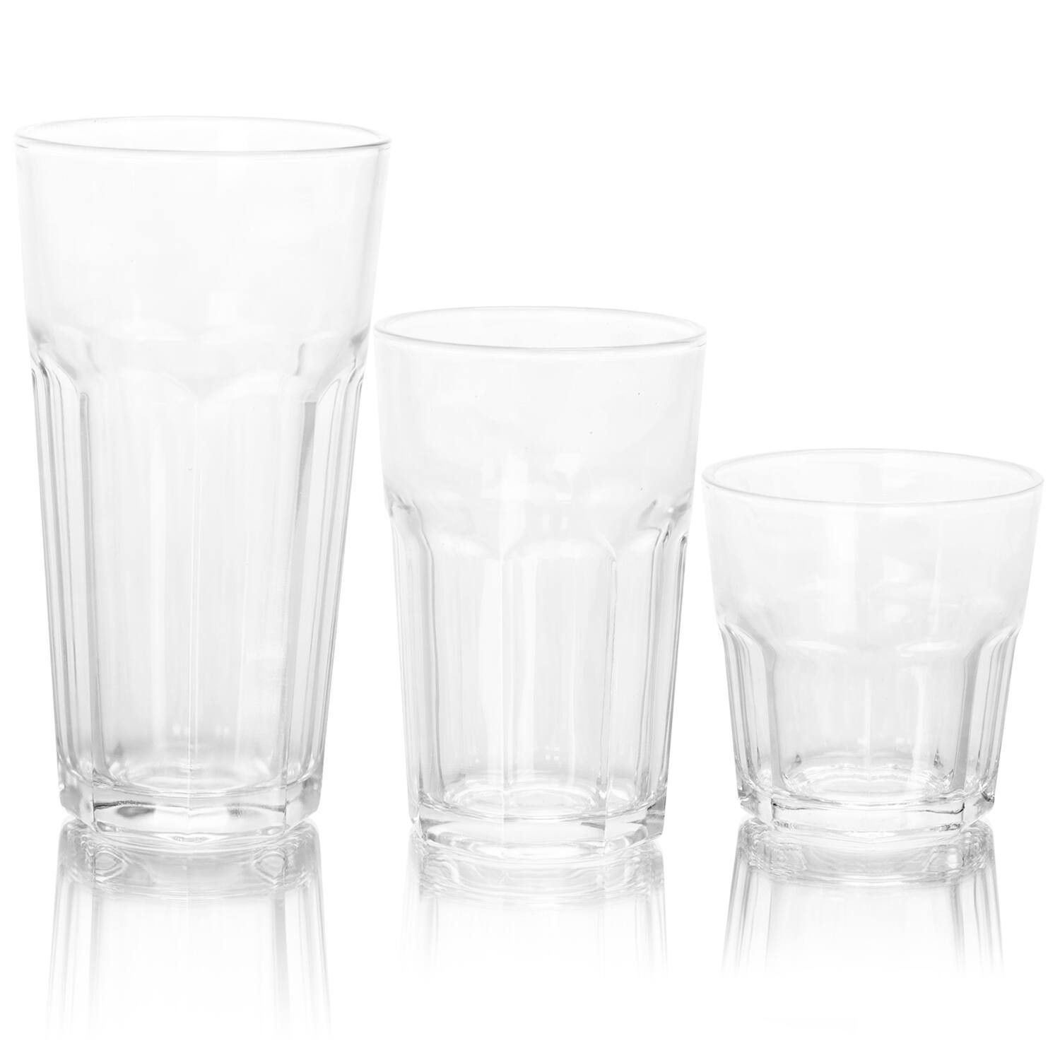 Better Chef - 18-Piece Glassware Set - Clear | Best Buy U.S.