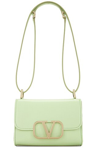 Small V Logo Type Shoulder Bag | FWRD 