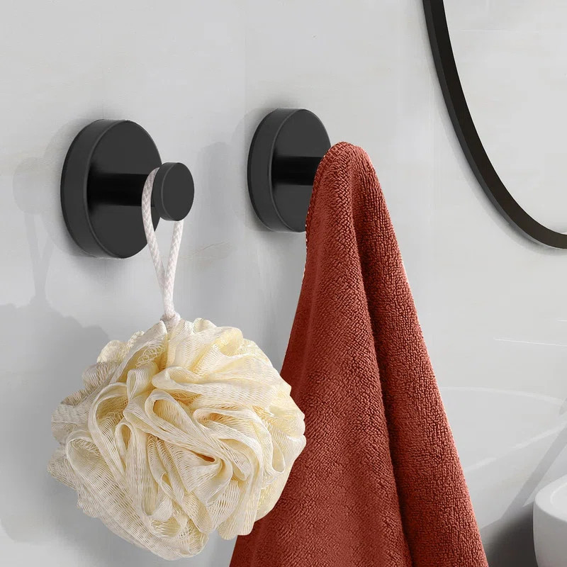 Suction Cup Hooks for Shower, Heavy Duty Towel Hooks for Walls No Damage, Modern Shower Suction H... | Wayfair North America