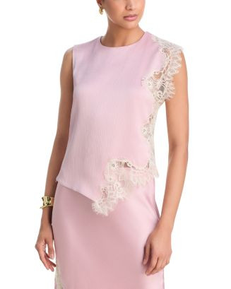 AQUA Lace Inset Slip Top - Exclusive | Bloomingdale's Women | Bloomingdale's (US)