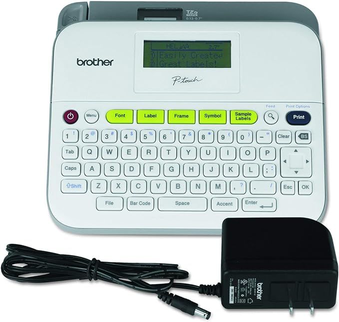 Brother P-touch Label Maker, Versatile Easy-to-Use Labeler, PTD400AD, AC Adapter, QWERTY Keyboard... | Amazon (US)