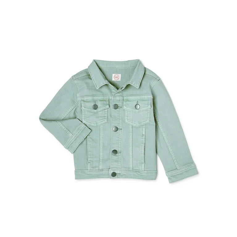 Wonder Nation Baby and Toddler Boy Denim Jacket, Sizes 12M-5T | Walmart (US)