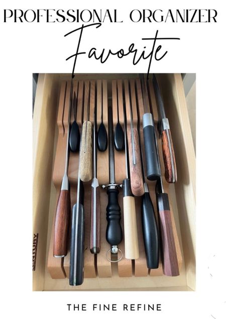 My favorite knife organizer drawer inserts. Keep the clutter off the countertops for an easy to clean minimal kitchen. #amazonfinds

#LTKfindsunder50 #LTKfamily #LTKhome