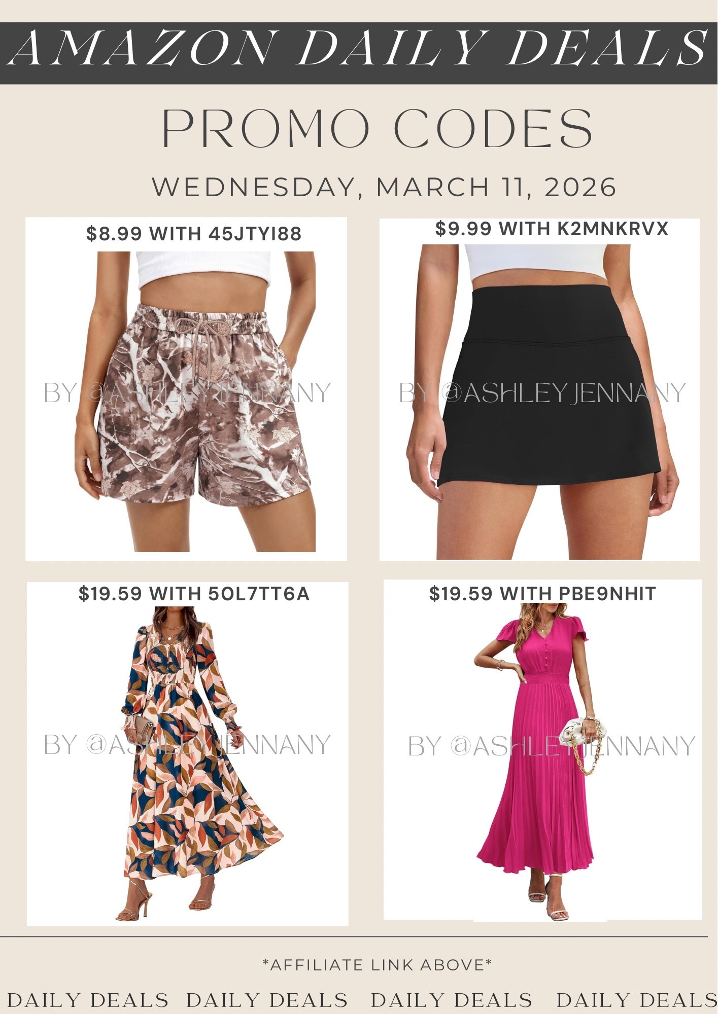 Amazon fashion deals 

#LTKSeasonal #LTKSaleAlert #LTKMidsize