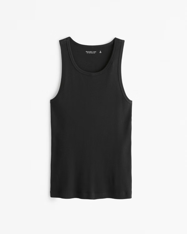 Essential Ribbed Tank | Abercrombie & Fitch (US)