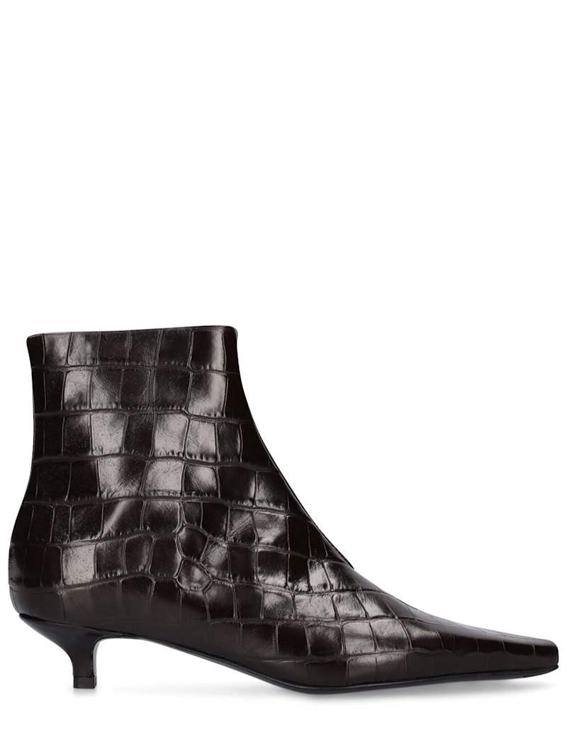 35mm The Slim leather ankle boots | Luisaviaroma