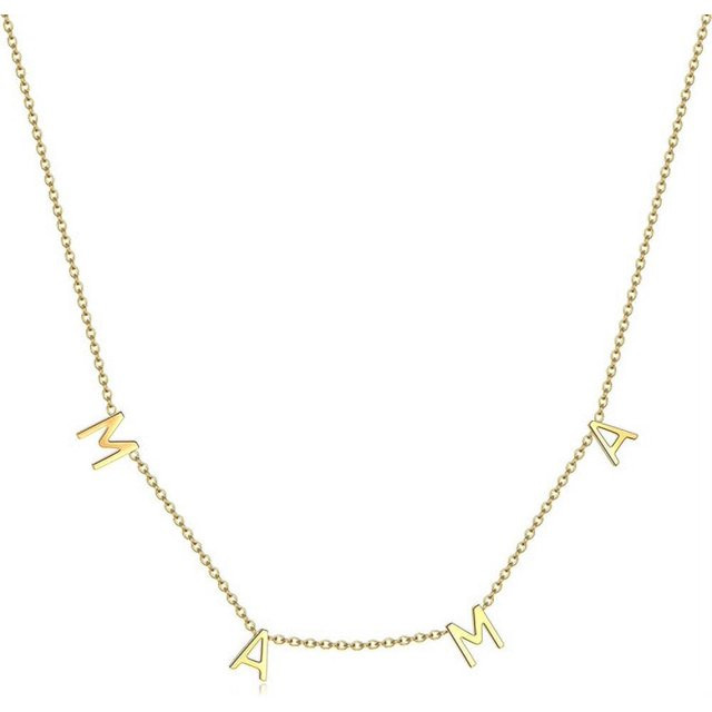 Letter Necklace For Women Mama Necklaces For Mom | Walmart (US)