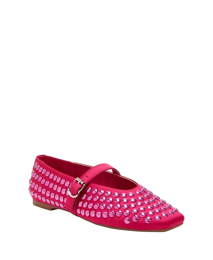 Women's The Evie Mary Jane Studded Flats | Macy's