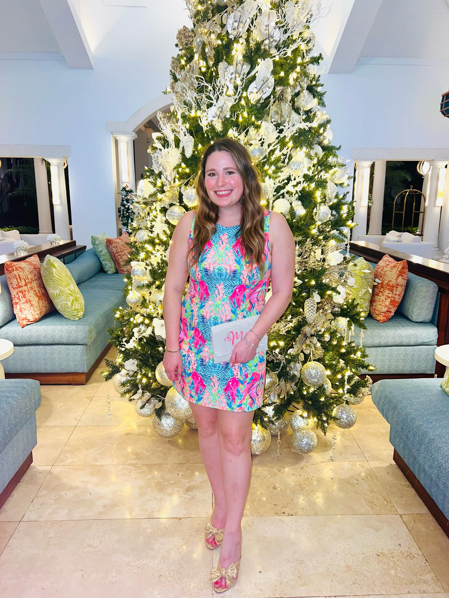 Tropical Honeymoon Outfig Night 1 🌴🐠 A classic Lilly Pulitzer shift dress is perfect for the Caribbean! 

#LTKTravel