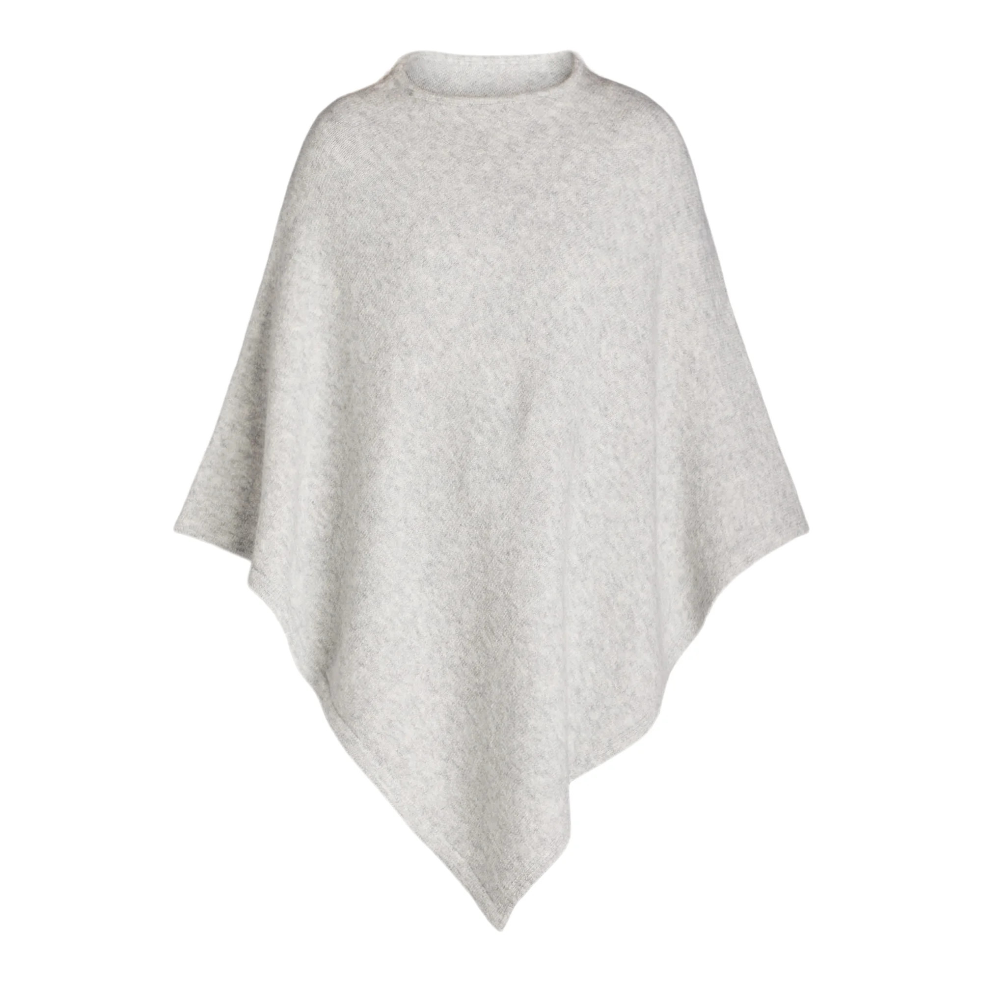 Time and Tru Women's Knit Fashion Poncho, S/M, Light Heather Gray - Walmart.com | Walmart (US)
