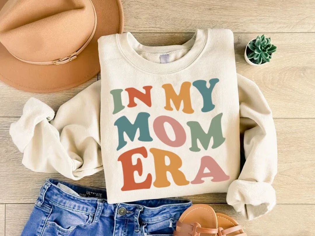 In My Mom Era Sweatshirt Mama Sweatshirt Mom Birthday Gift - Etsy | Etsy (US)