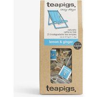 Teapigs Lemon And Ginger Tea Temples, Size: 37.5g | Selfridges