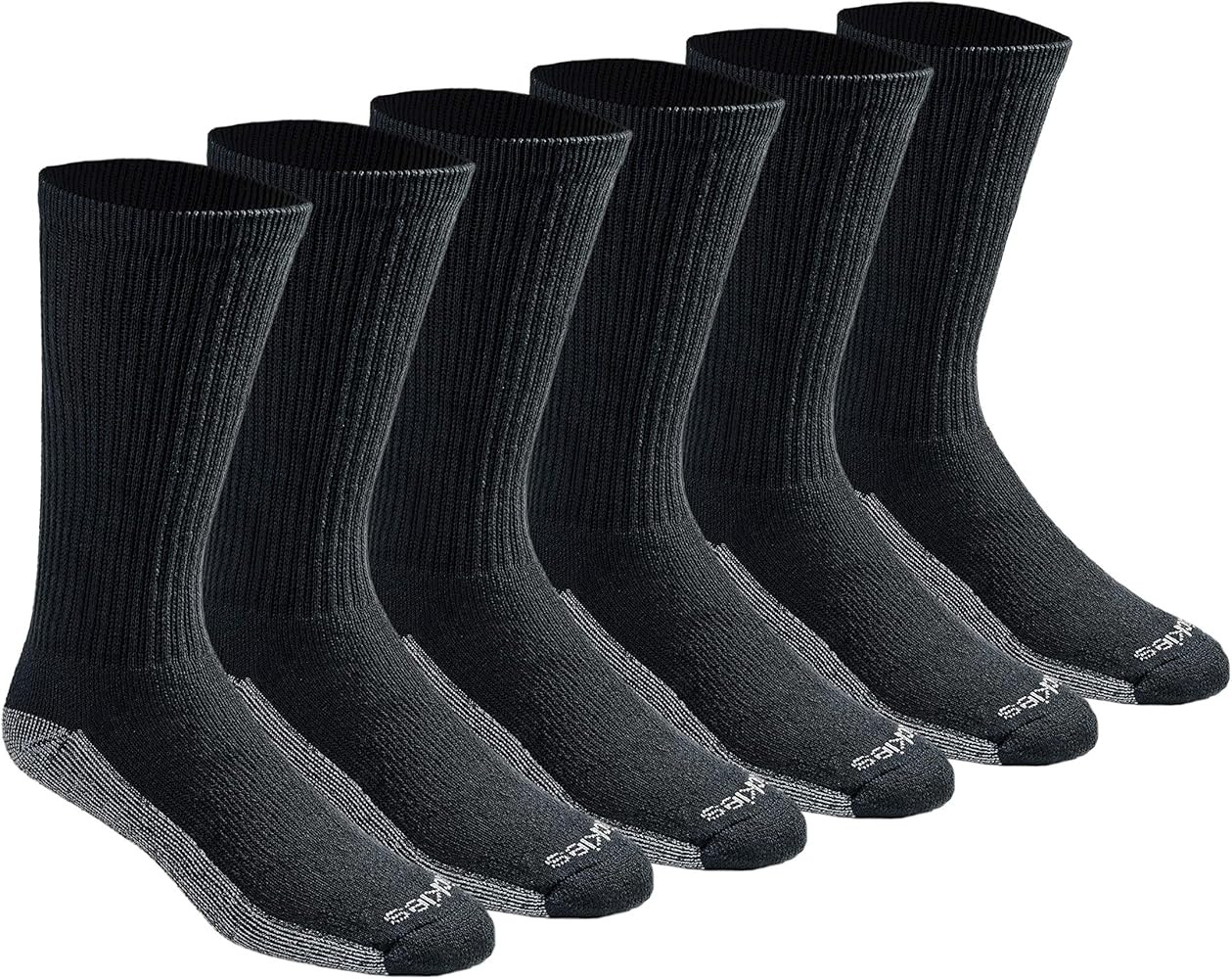 Dickies Men's Dri-Tech Original Moisture Control Crew Socks, Available in M-XXL (6, 12, 18 Pairs) | Amazon (US)