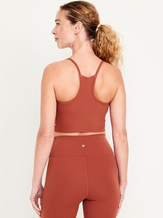 Light Support StudioSmooth Longline Sports Bra | Old Navy (US)