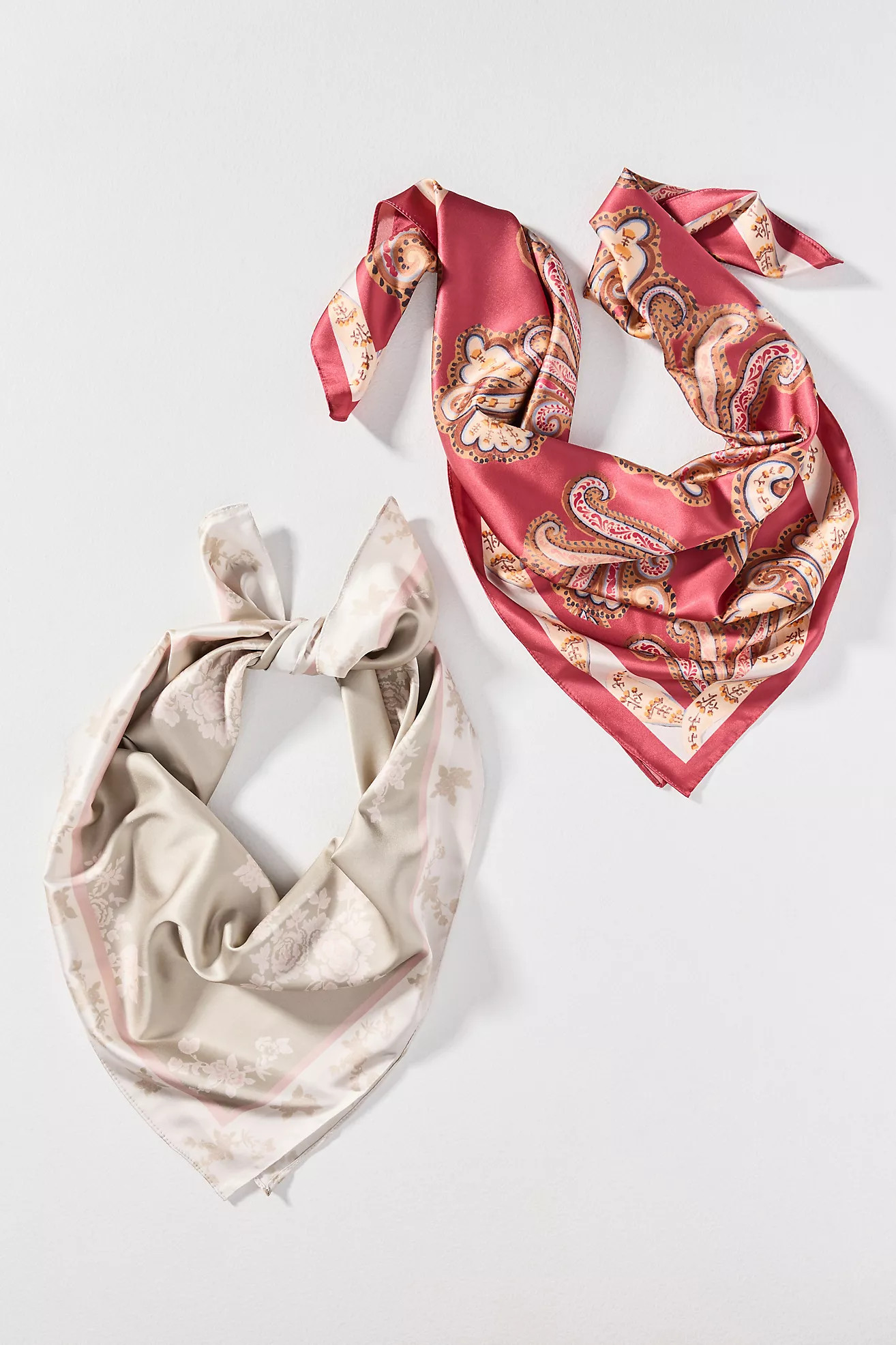 Fall Fruits Hair Scarves, Set of 2 | Anthropologie (US)