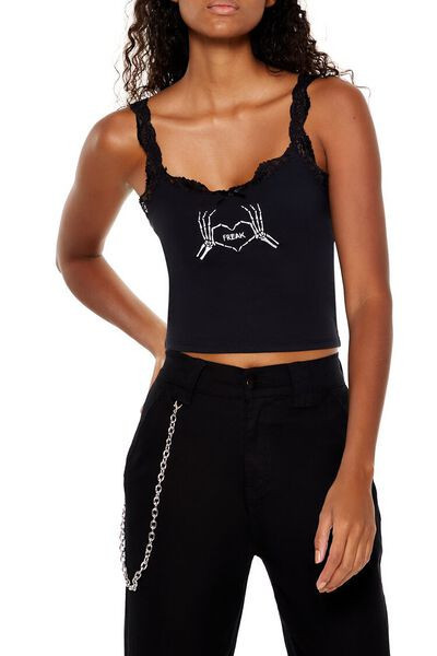 Freak Skeleton Heart Cami | Forever 21