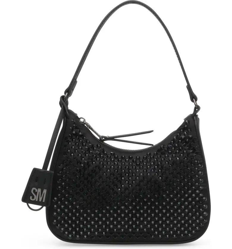 Steve Madden Darling Rhinestone Faux Leather Shoulder Bag | Nordstrom | Nordstrom