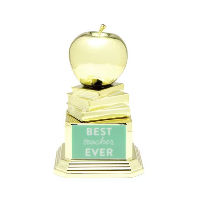 Paper Riot Co. Apple Best Teacher Ever Trophy | Target