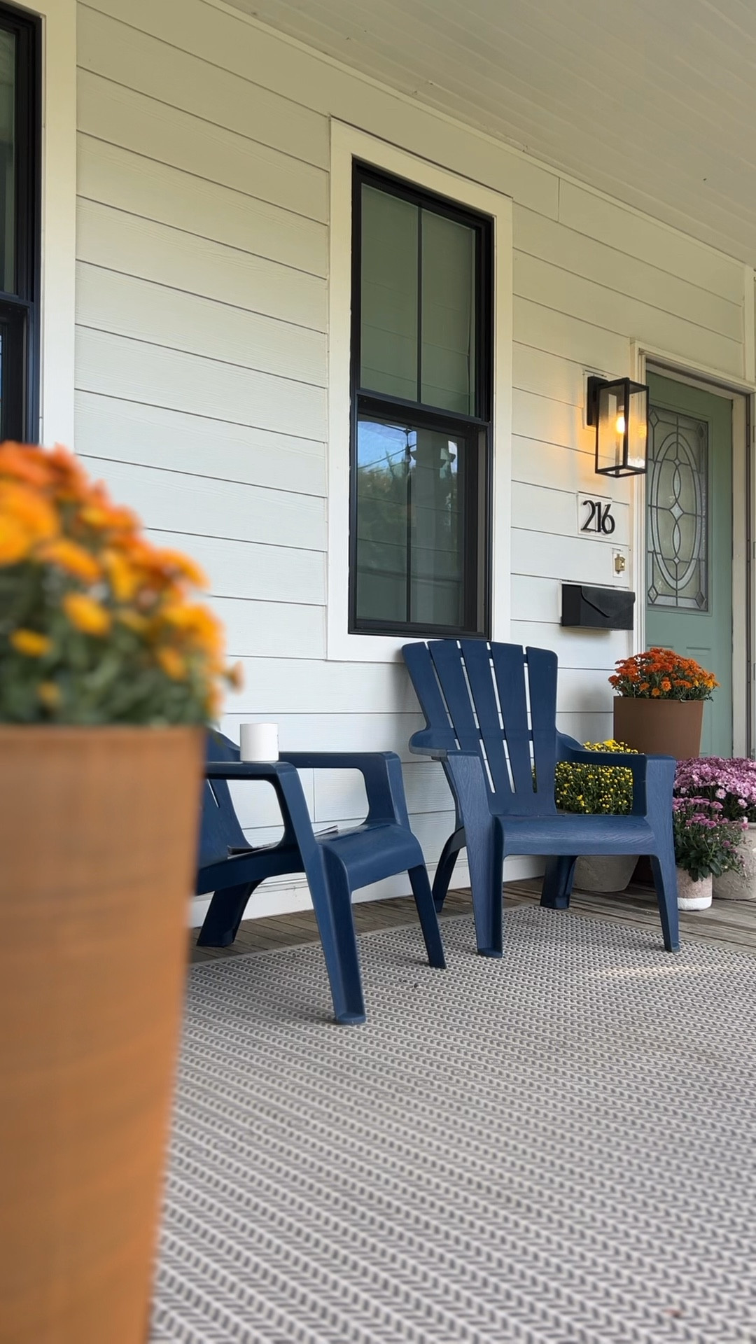 Fall porch refresh!! Adirondack chairs, planters, storage bins.

#LTKSeasonal #LTKFindsUnder100 #LTKHome