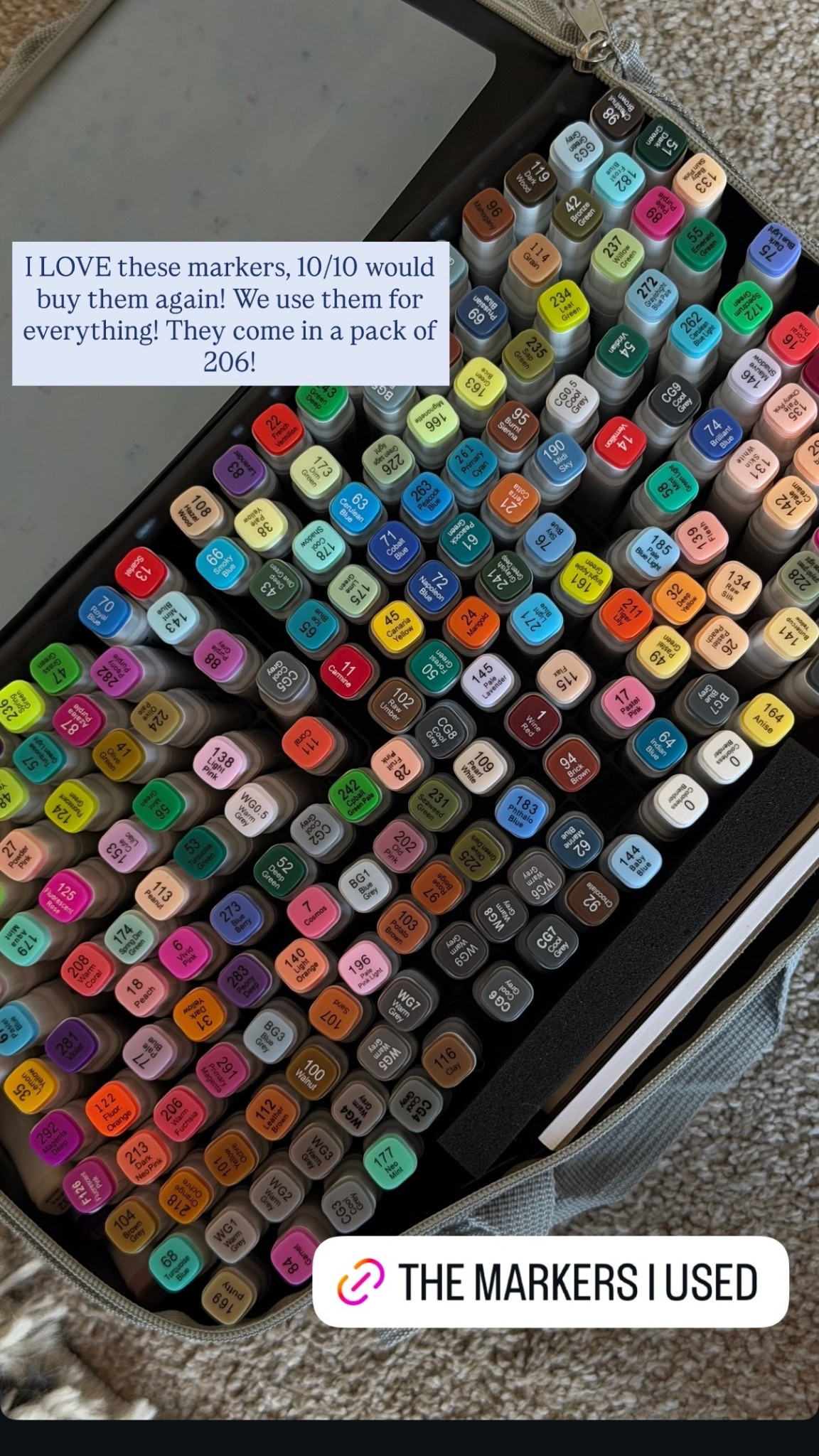 We post about these markers all the time, but they really are that good! ￼

#LTKdayinmylife #LTKmomlife #LTKValentine