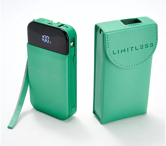 Limitless 15,000mAh & 15W Wireless Charge Power Bank w/AC Plug & Cables | QVC