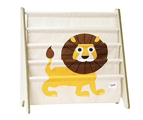 3 Sprouts Kids Book Rack, Space-Saving Bookshelf, Toddler Bookcase, Lion | Amazon (US)