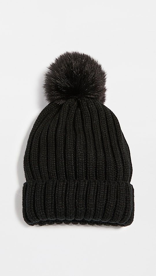 Adrienne Landau Knit Hat with Pom | SHOPBOP | Shopbop