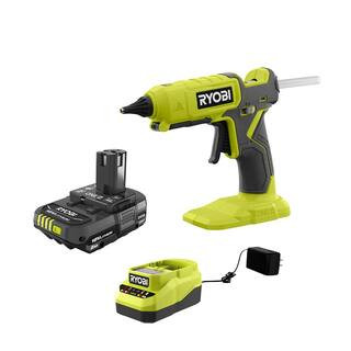 ONE+ 18V Cordless Dual Temperature Glue Gun with 2.0 Ah Battery and Charger | The Home Depot
