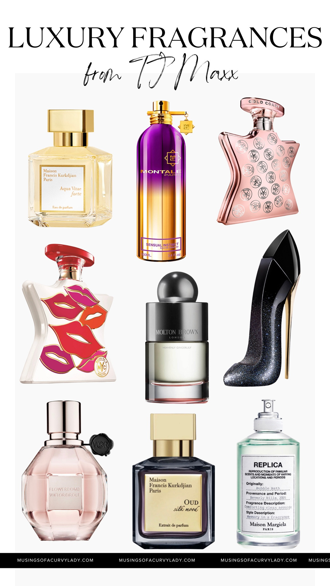 Luxury fragrances from TJ Maxx!

Perfume, body spray, Fragrance 

#LTKbeauty #LTKSeasonal #LTKsalealert