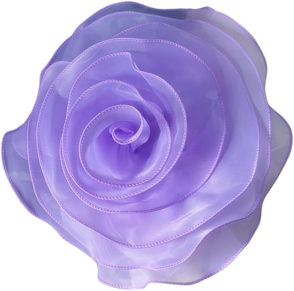 10inch Extra Large Flower Brooch Pin for Women Fashion Dainty Organza Satin Fabric Big Camellia B... | Amazon (US)