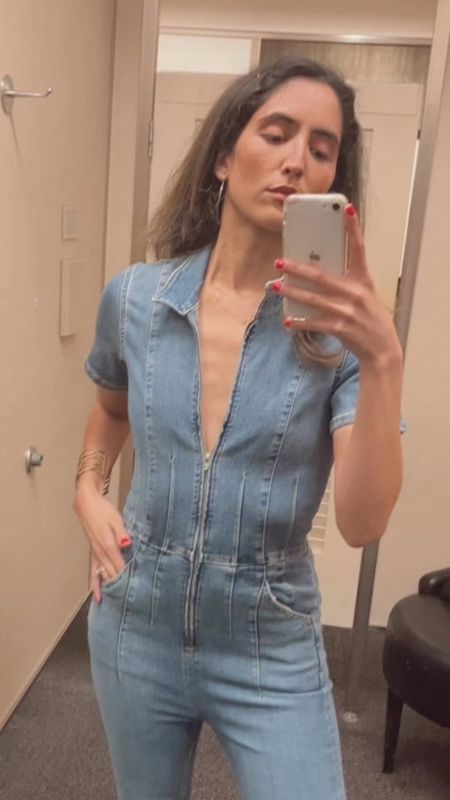 Denim jumpsuit by Free People

#LTKSeasonal #LTKstyletip #LTKVideo