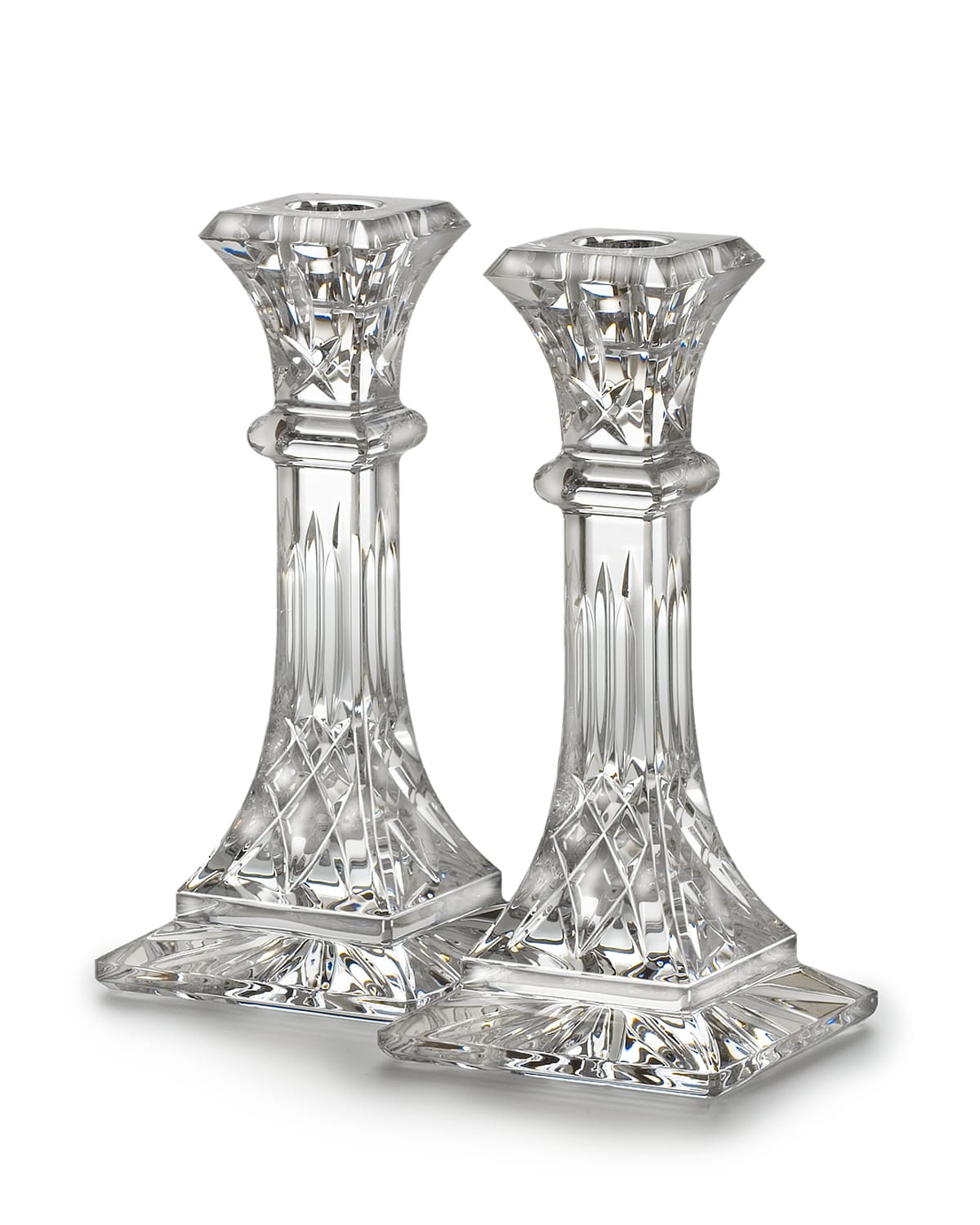 Medium Lismore Candlestick, Set of 2 | Neiman Marcus