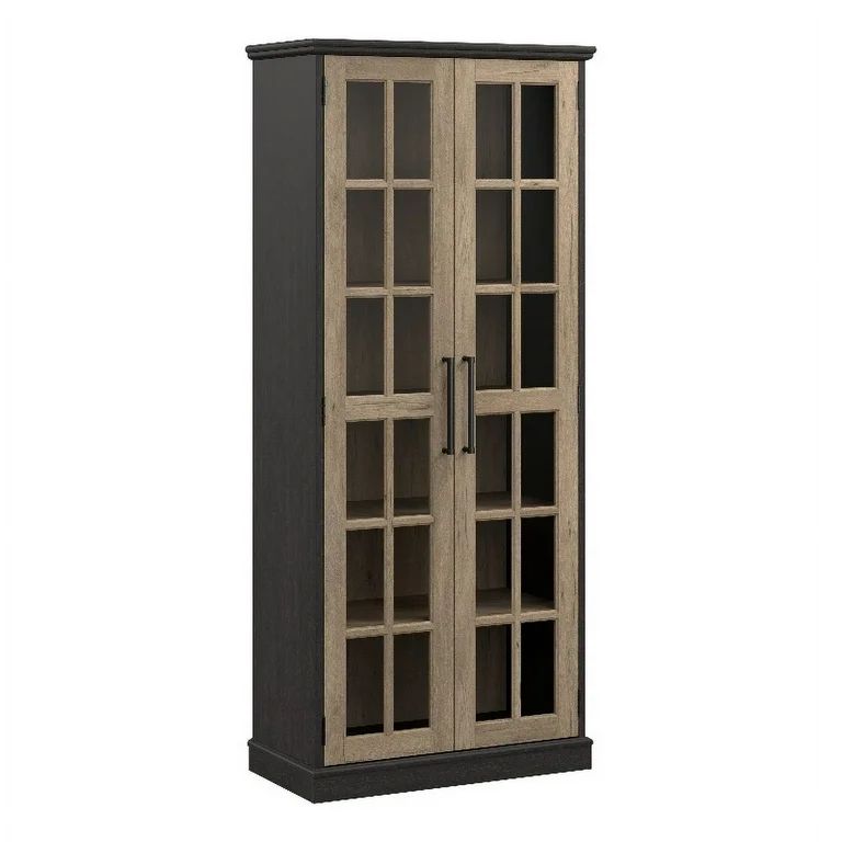 Westbrook Curio Cabinet with Glass Doors by Bush Furniture - Walmart.com | Walmart (US)
