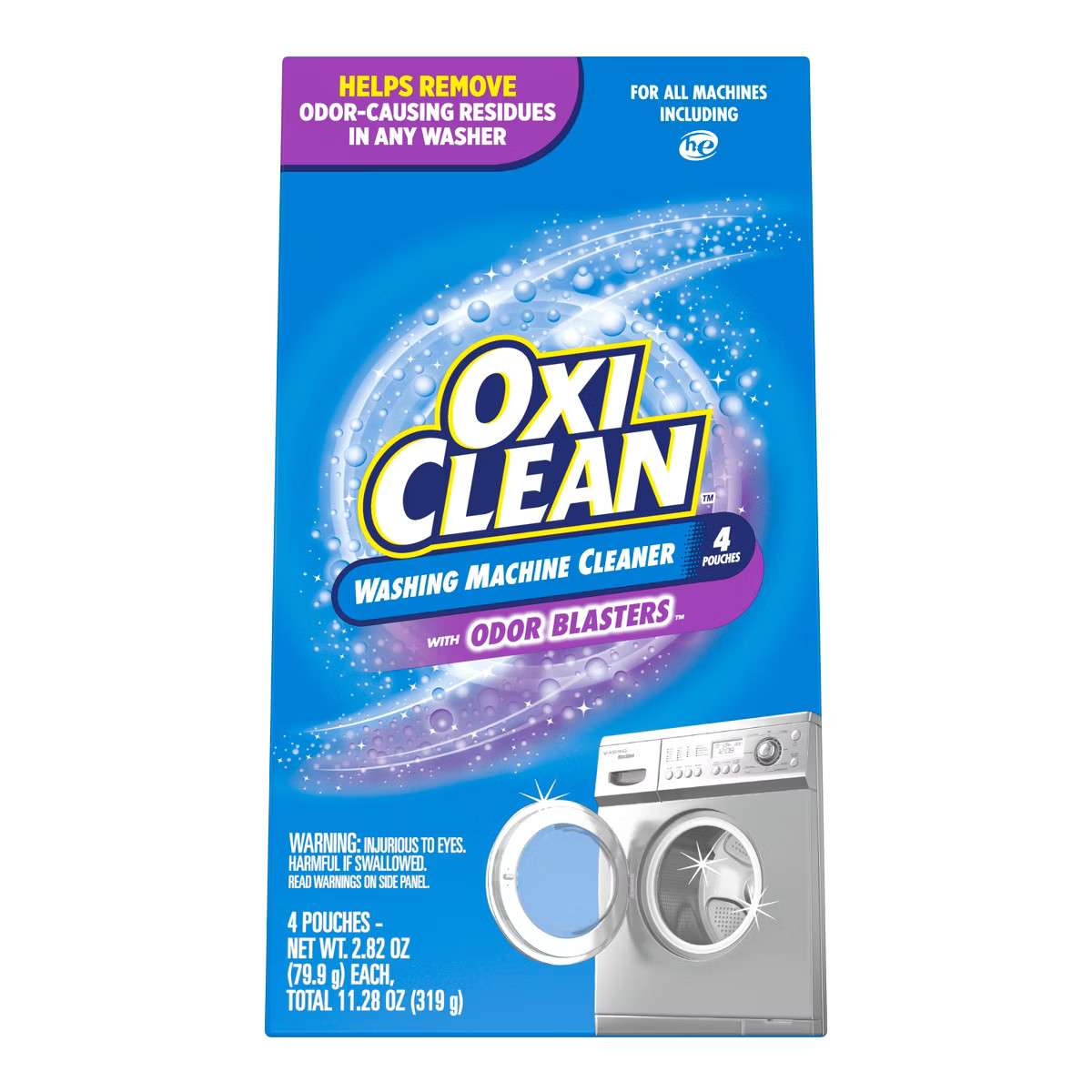 OxiClean Washing Machine Cleaner with Odor Blasters - 11.28oz/4ct | Target