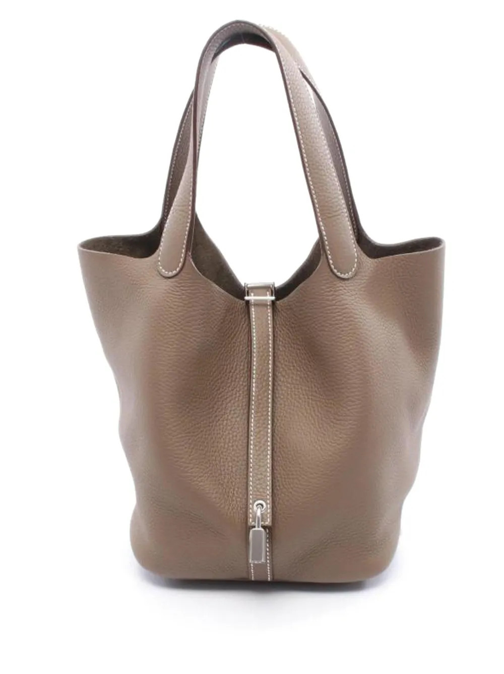 Hermès Pre-Owned Picotin bucket bag - Brown | Farfetch Global