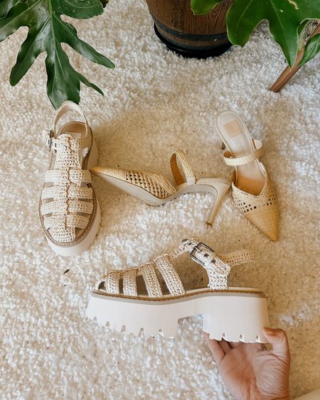 Spring / Summer shoes I just bought — so in love! I recommend ordering those mules at least one size bigger, if you need more room in the toe area. And those fisherman platforms are TTS! 

#LTKshoecrush #LTKSpringSale #LTKSeasonal