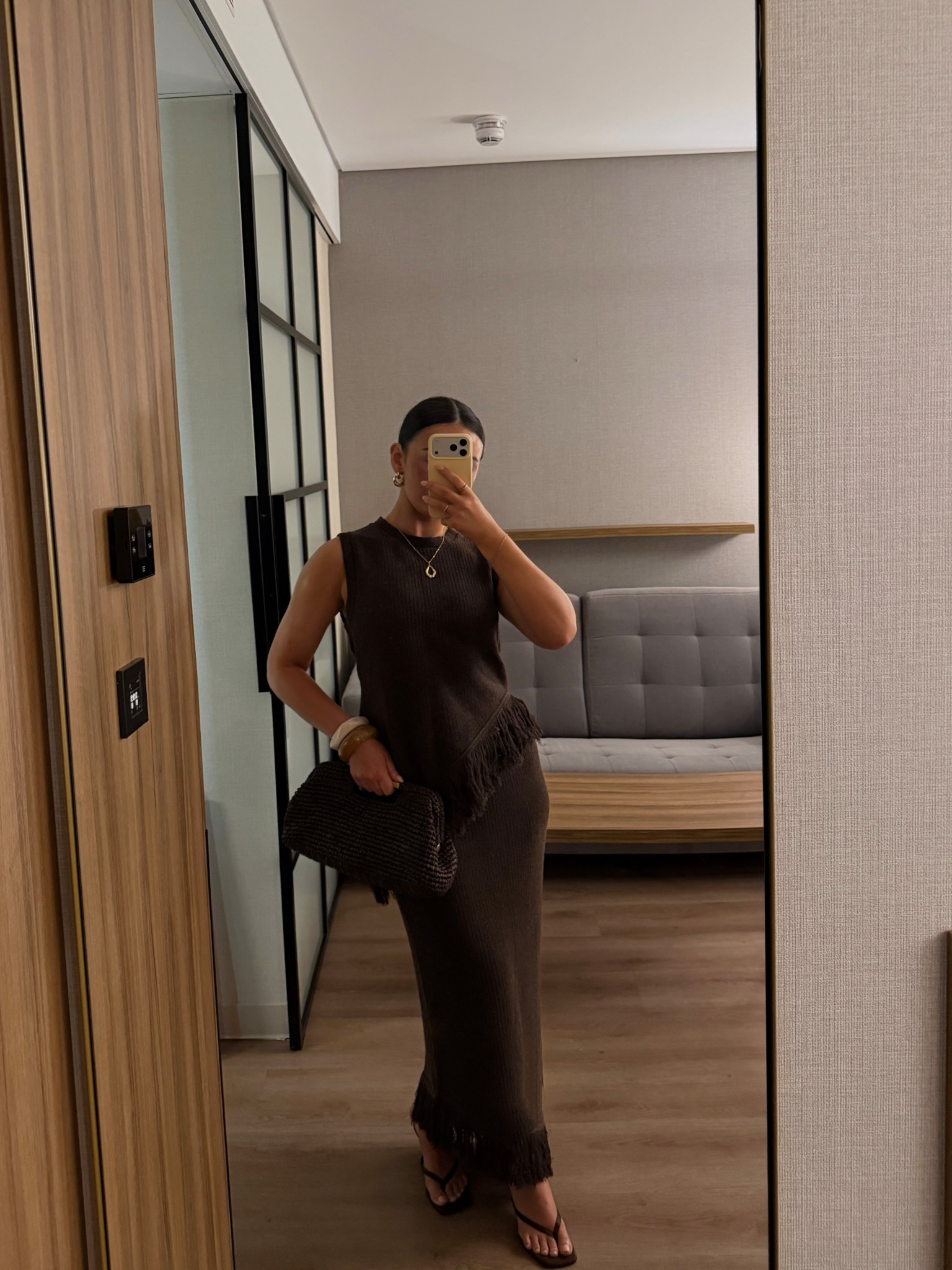 I wear a size S 🤎

Brown co-ord, crochet co-ord, holiday outfits, holiday evening outfit, summer co-ord, summer holiday outfits, fringe skirt, holiday OOTD

#LTKspring #LTKuk #LTKsummer