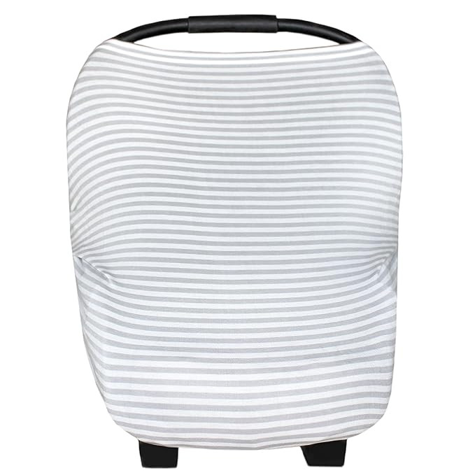 Baby Car Seat Cover Canopy and Nursing Cover Multi-Use Stretchy 5 in 1 Gift"The Everest" by Coppe... | Amazon (US)