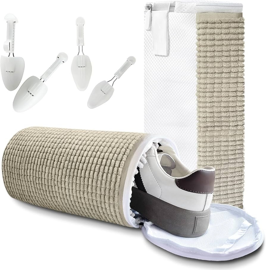 Shoe Washing Bag for Washing Machine,Reusable and Colorfast Shoe Washing Bag,with 2 Pairs Adjusta... | Amazon (US)