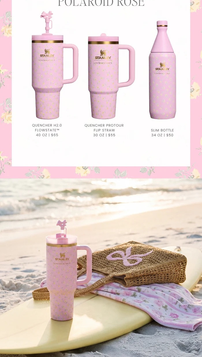 The summer Love Shack Fancy x Stanley collection is HERE and it is SOOO CUTE 😍🌸

The florals, the colors, the feminine details… baby, they really understood the assignment. These are definitely the prettiest tumblers of the summer.

Shop my favorite pieces from the collection on my LTK.

#ShoppingWithPriiincesss #LoveShackFancy #Stanley #LoveShackFancyxStanley #SummerCollection #LTKFinds #LTKStyle #PrettyAesthetic #SoftGirlSummer #WaterBottleObsessed #SummerFavorites #LifestyleFinds #GirlyThings #AtlantaMom #Atlantamom #Atlantabloggers #Atlantablogger #AtlantaCreator #Atlantacontentcreators #Atlantacontentcreator

#LTKfoodie #LTKHome #LTKmomlife

#LTKSeasonal #LTKActive #LTKfitnessgoals