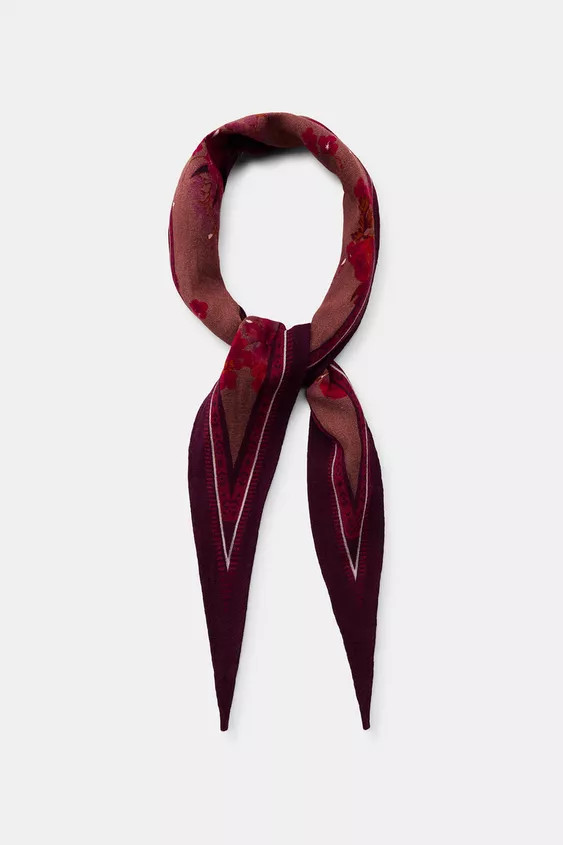 FLORAL PRINT BANDANA | Zara US