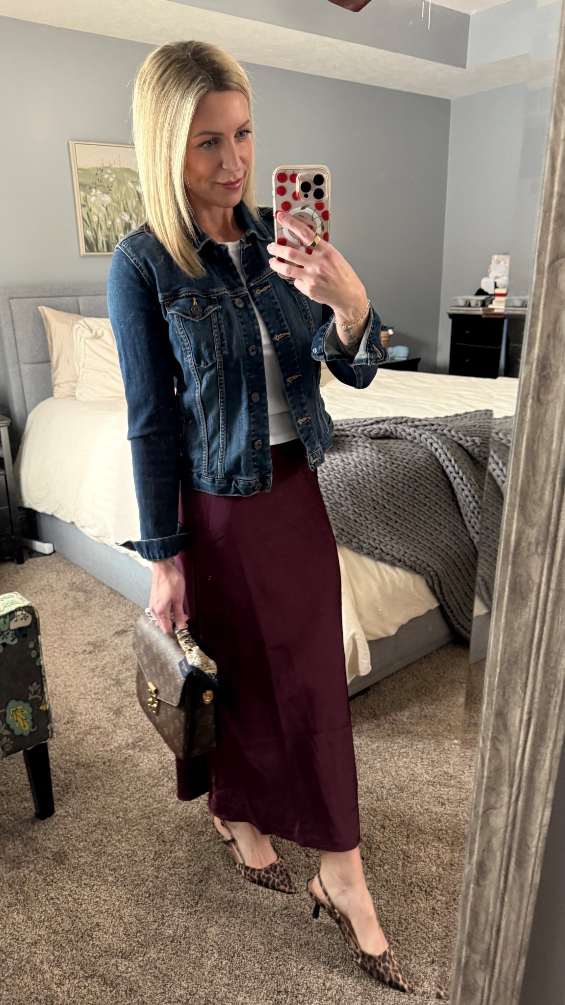 A fun brunch fit brought to you by the Gap family! Denim jacket from Gap, top from Athleta, and skirt from Old Navy. Can be easily dresses up or down! Loving this look for my holiday outfit, Christmas outfit.

#LTKWorkwear #LTKFindsUnder50 #LTKOver40