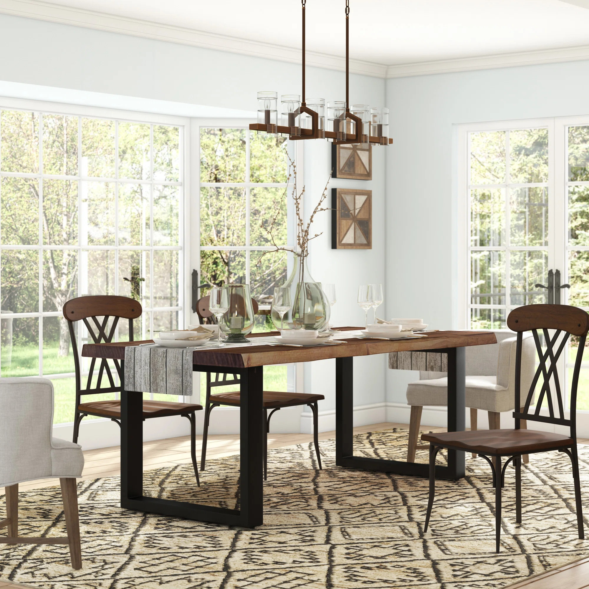 30" H x 79" L x 39" W Lemay Dining Table | Wayfair North America