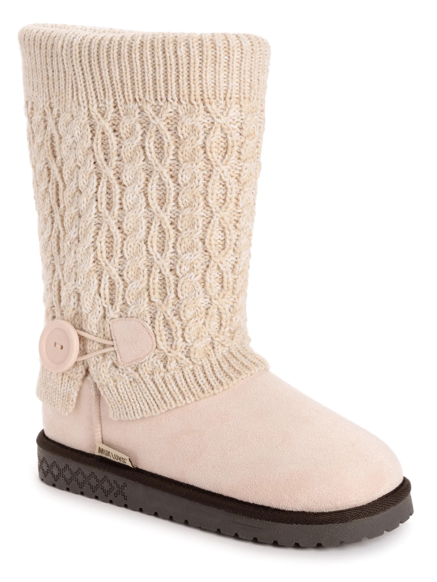 MUK LUKS Women's Janie Cozy Sweater Boot | Walmart (US)